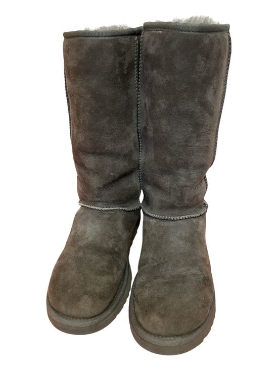 UGG Shoes - UGG Women's Classic Tall Style# 5815 Boots Gray Y2K Sheepskin Suede SZ 7 *stains